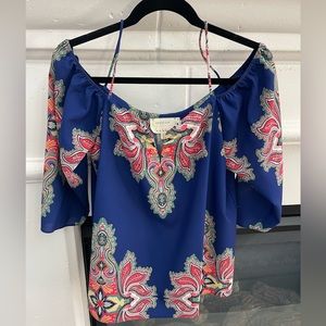 Nicole Miller Atelier woman’s off the shoulder top. Size small
